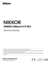 Nikon NIKKOR Z 600mm f/4 TC VR S Ghid de referință