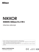 Nikon NIKKOR Z 800mm f/6.3 VR S Ghid de referință