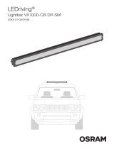 Osram Lightbar VX1000-CB DR SM LEDDL121-CB DR SM User Instruction