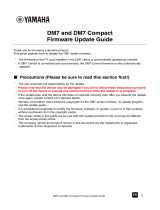 Yamaha DM7 Manualul utilizatorului