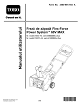 Toro 53 cm Electric Snow Blower (31853T) 60V MAX* Flex-Force Power System Power Clear e21 (Bare Tool) Manual de utilizare