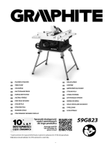Graphite 59G823 Table Saw Manual de utilizare