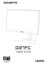Gigabyte G27FC Manualul utilizatorului