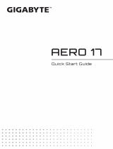 Gigabyte AERO 17 (Intel 12th Gen) Manualul proprietarului