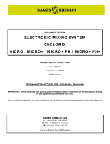 Sames Cyclomix Micro / Micro+ / Micro+ PH / Micro+ PH+ Manual de utilizare