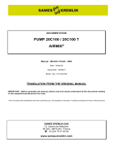 Sames 20C100 / 20C100 T Manual de utilizare