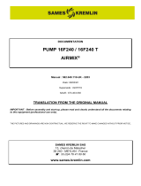 Sames 16F240 / 16F240 Manual de utilizare