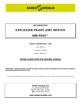 Sames ONE-PASS Manual de utilizare