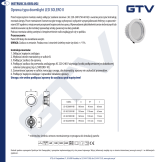 GTV LD-SO218W-NB Instrucțiuni de utilizare