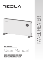 Tesla Heater convector panel- PC312WD Manual de utilizare