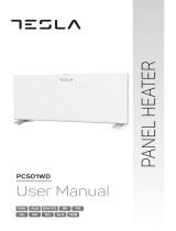 Tesla Heater convector panel- PC501WD Manual de utilizare