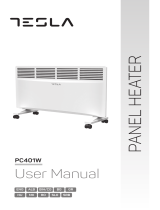 Tesla Heater convector panel- PC401W Manual de utilizare