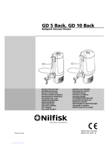 Nilfisk Alto GD 10 BACK Manual de utilizare