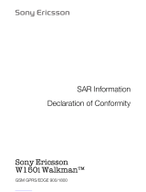 Sony Ericsson W150i Walkman Declaratie de conformitate