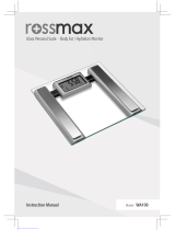 Rossmax WA100 Manual de utilizare