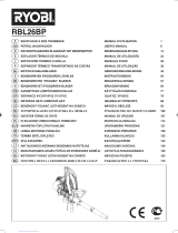 Ryobi RBL26BP Manual de utilizare