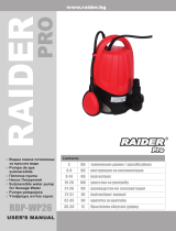 RAIDER Pro RDP-WP26 Manual de utilizare