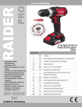 RAIDER Pro RDP-SCD20 Manual de utilizare