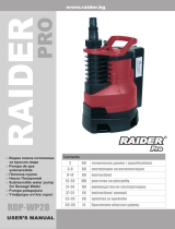 RAIDER Pro RDP-WP28 Manual de utilizare