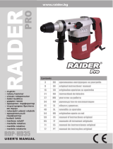 RAIDER Pro RDP-HD35 Manual de utilizare