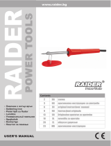 Raider Power ToolsSoldering iron 40W Tin Absorption Pump Tin Kit RD