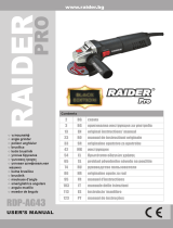 RAIDER Pro RDP-AG43 Manual de utilizare