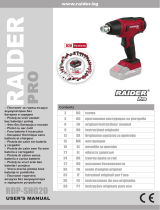 RAIDER Pro RDP-SHG20 Manual de utilizare