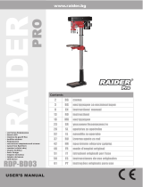 RAIDER Pro RDP-BD03 Manual de utilizare