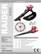 Raider Garden Tools RDP-SEBV20 Manual de utilizare