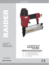 Raider Power Tools Air stapler staples RD-AS02 16-40x5.7x1.2mm Manual de utilizare