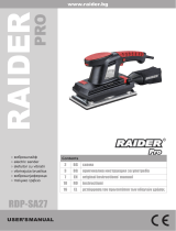 RAIDER Pro RDP-SA27 Manual de utilizare