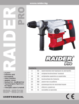 RAIDER Pro RDP-HD31 Manual de utilizare