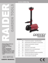 Raider Garden Tools RD-WP36 Manual de utilizare