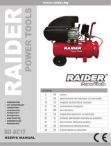 Raider Power Tools Air compressor 24L 1.5kW Manual de utilizare
