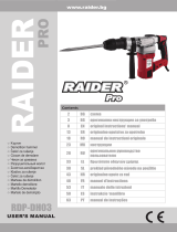 RAIDER Pro RDP-DH03 Manual de utilizare