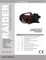 Raider Garden Tools RD-WP43 Manual de utilizare