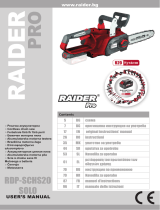 Raider Garden Tools RDP-SCHS20 Manual de utilizare