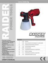 Raider Power ToolsElectric spray gun 650W Ø1.5 Ø1.8 Ø2.6 1L comprессорRD-SGC09