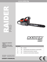 Raider Garden Tools RDP-GCS25 Manual de utilizare