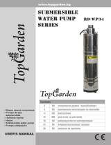 Top GardenDeep well pump 750W 1" 33L/min 55m RD-WP34 TopGarden