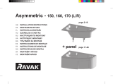 RAVAK Asymmetric bathtub Ghid de instalare