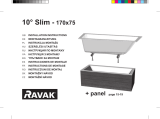 RAVAK 10° Slim bathtub Ghid de instalare