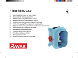 RAVAK R-box, basic unit for built-in water tap Ghid de instalare