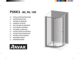 RAVAK Pivot PSKK3 shower enclosure Ghid de instalare