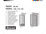 RAVAK Pivot PDOP2 shower door Ghid de instalare