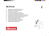 RAVAK R-box Vertical O2, base body for two-way concealed faucets Ghid de instalare