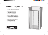 RAVAK Blix BLDP2 shower door Ghid de instalare