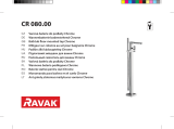 RAVAK Floor-mounted bath water taps, CR 080.00 Ghid de instalare