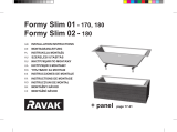 RAVAK Formy 02 Slim bathtub Ghid de instalare