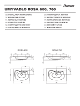 RAVAK Rosa Washbasin Ghid de instalare